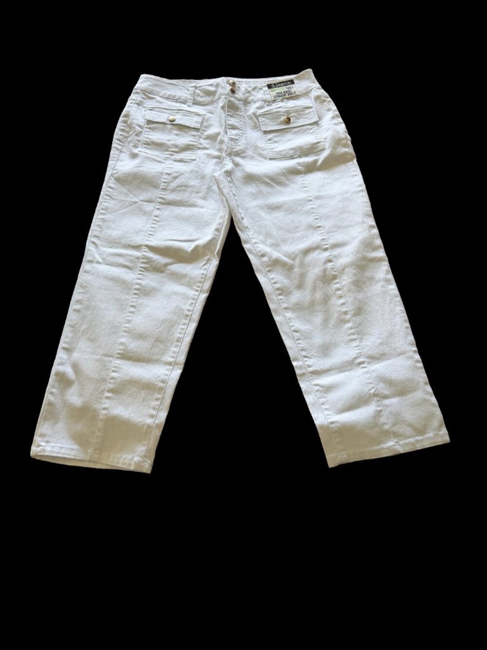 Women's d.jeans Recycled Twill High Waist Straight ankle Size 14 NEW